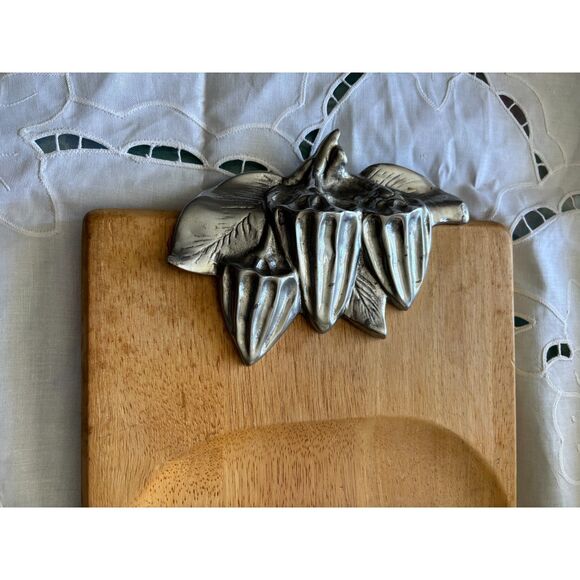 Georges Briard Vintage Charcuterie Cheese Meat Fruit Snack Board 16 3/4" x 9" - Picture 2 of 10